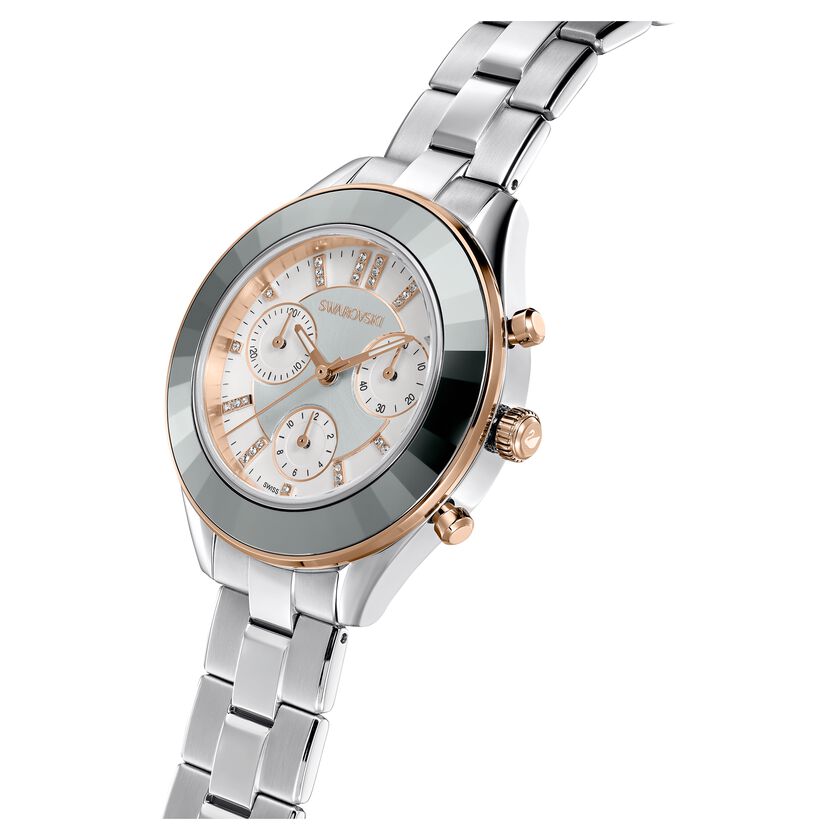 Swarovski Unisex Watch Octea Lux Sport Steel White