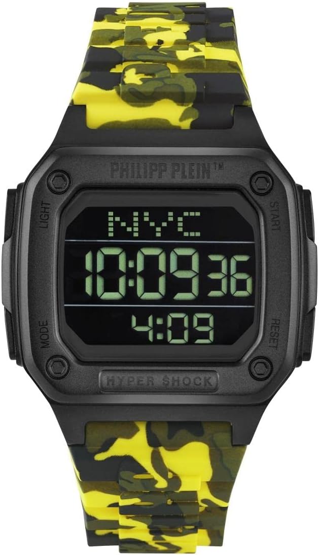 Philipp Plein Watch Hyper Shock Yellow Camo