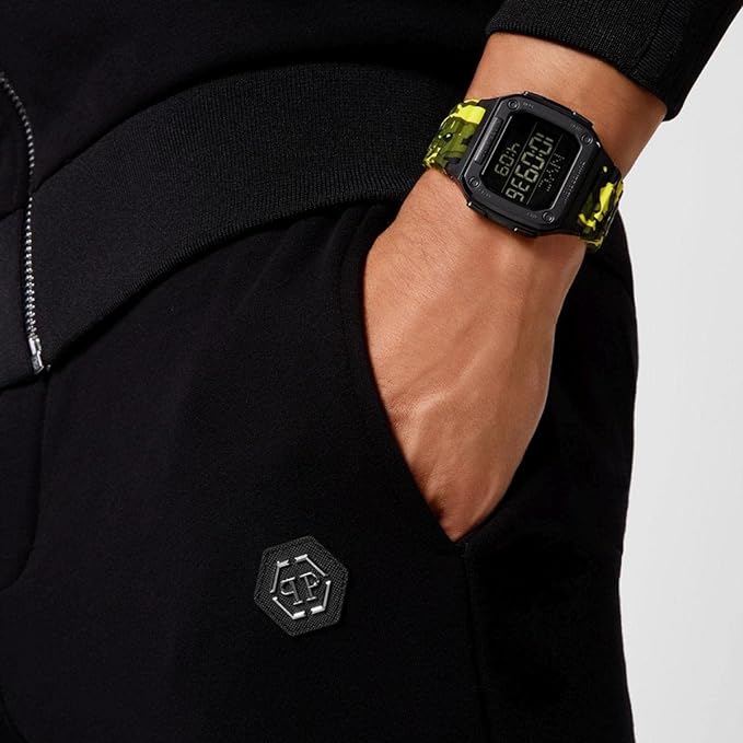 Philipp Plein Watch Hyper Shock Yellow Camo