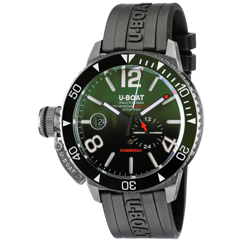 U-Boat Men’s Watch 46mm Sommerso Ceramic Diver Green