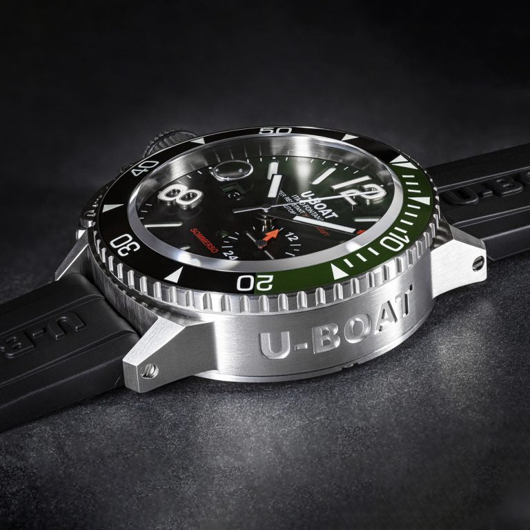 U-Boat Men’s Watch 46mm Sommerso Ceramic Diver Green