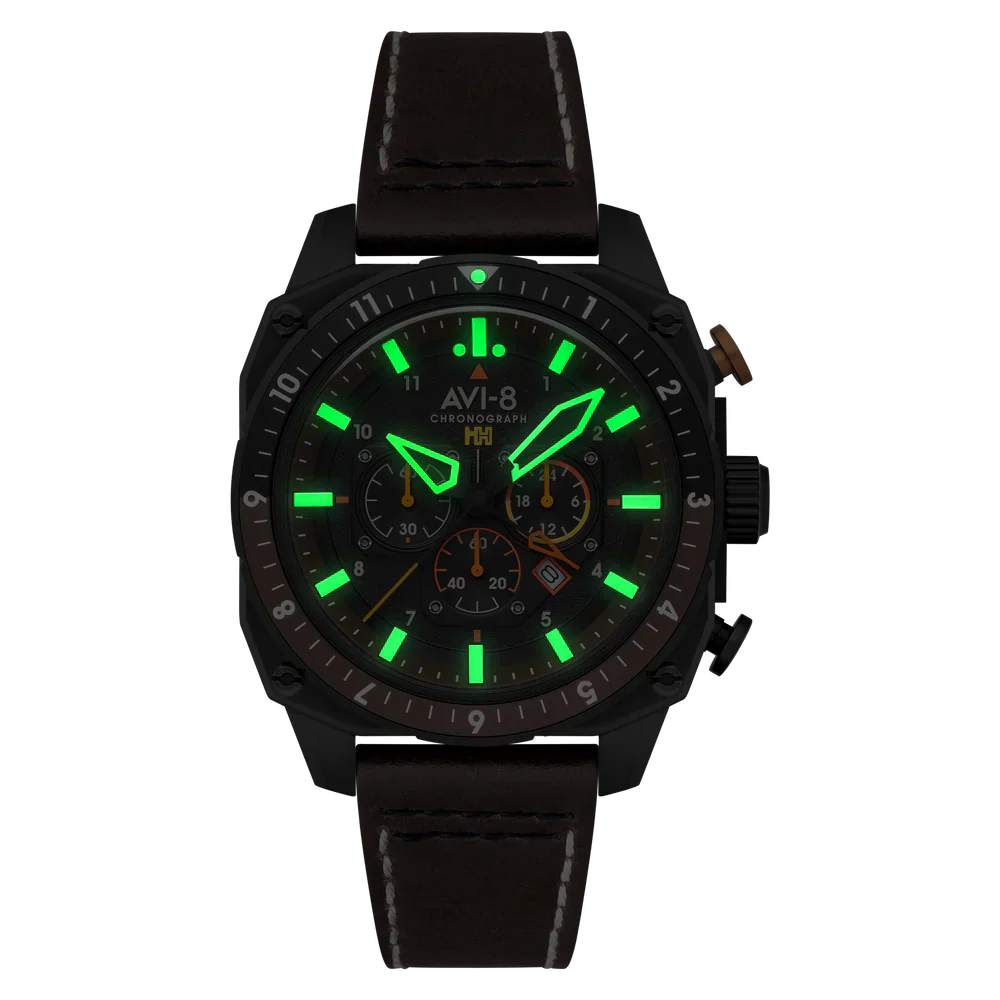 AVI-8 Hawker Hunter Atlas Mens Jet Black AV-4100-08