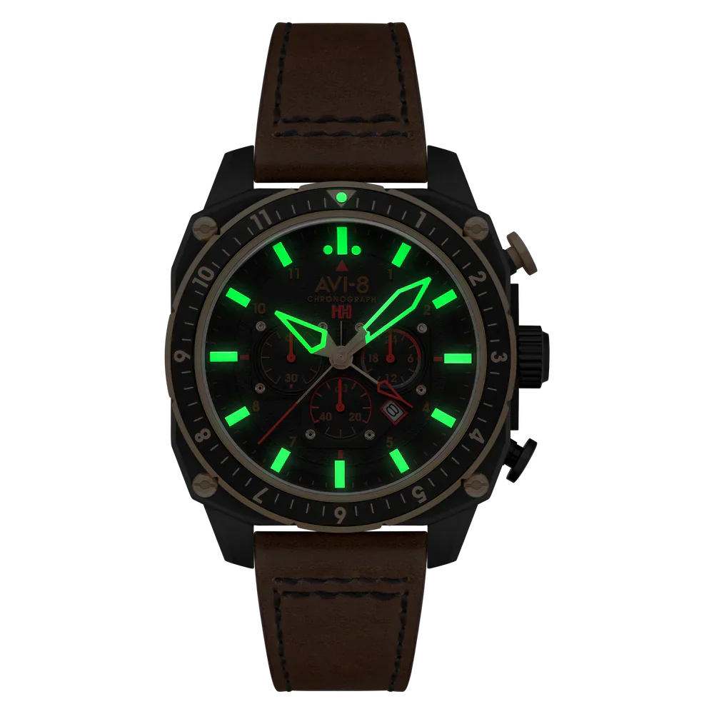 AVI-8 Hawker Hunter Black Mens Watch AV-4100-09