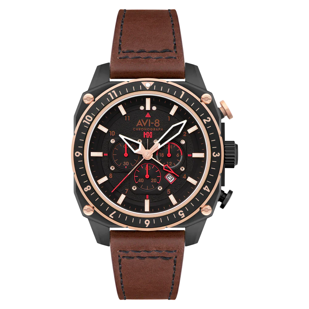AVI-8 Hawker Hunter Black Mens Watch AV-4100-09