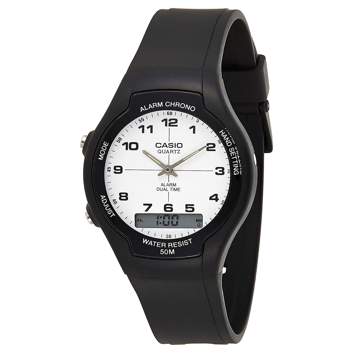 Casio Watch Black and White AW-90H-7BVDF