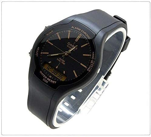 Casio Watch Black and Gold AW-90H-9EVDF