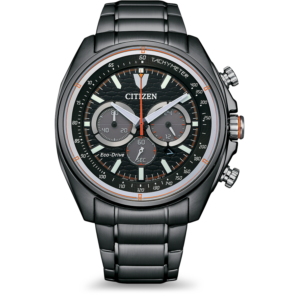 Citizen Eco-Drive Chronograph Black PVD Men's Watch CA4567-82H