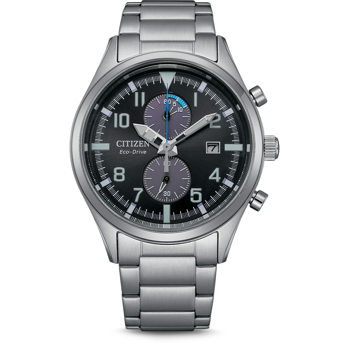 Citizen Eco-Drive Chronograph Men's Watch Black CA7028-81E