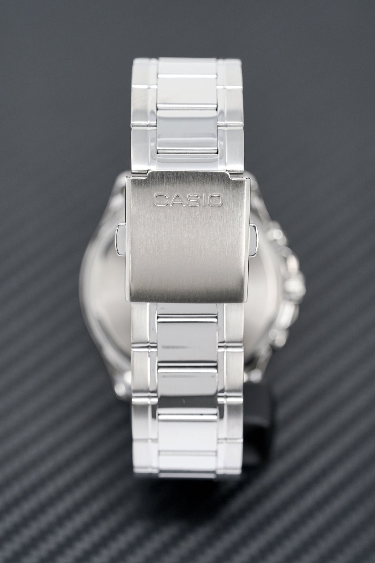 Casio Men's Watch Chronograph Stainless Steel Silver MTP-1374D-7AVDF