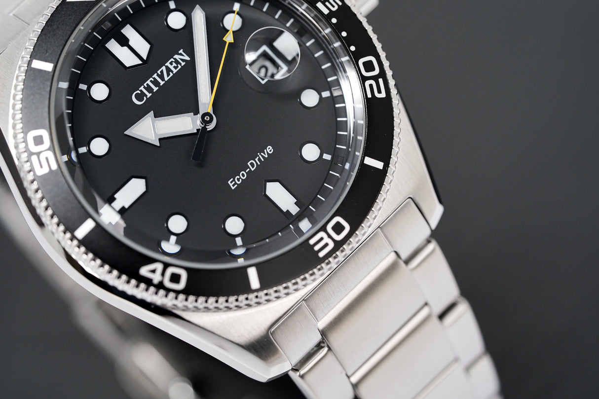 Citizen Men's Watch Eco-Drive Sport Black Silver AW1760-81E