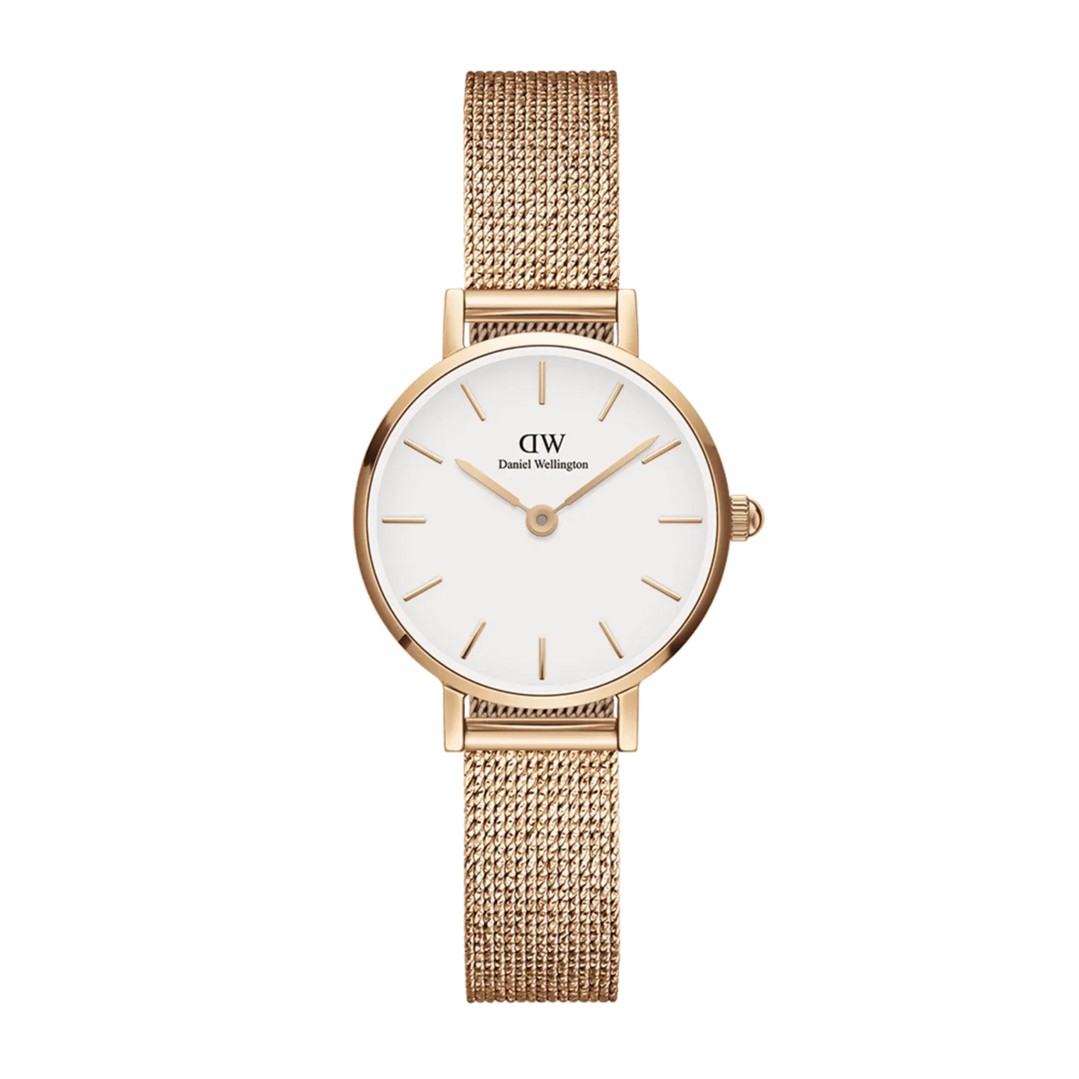 Daniel Wellington Petite Pressed Melrose Ladies Rose Gold Watch DW00100447