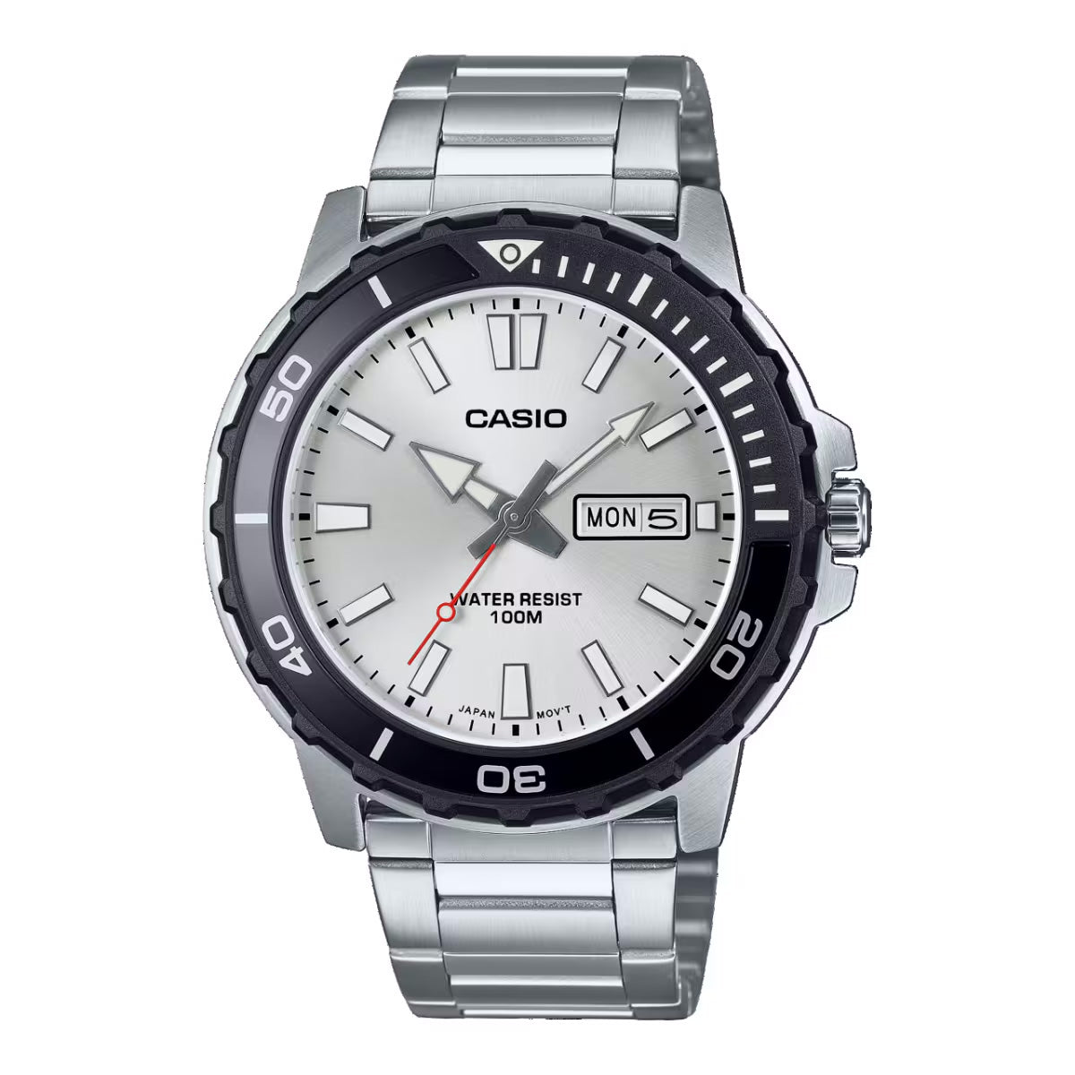 Casio Marine Sport 46mm Silver Men's Watch