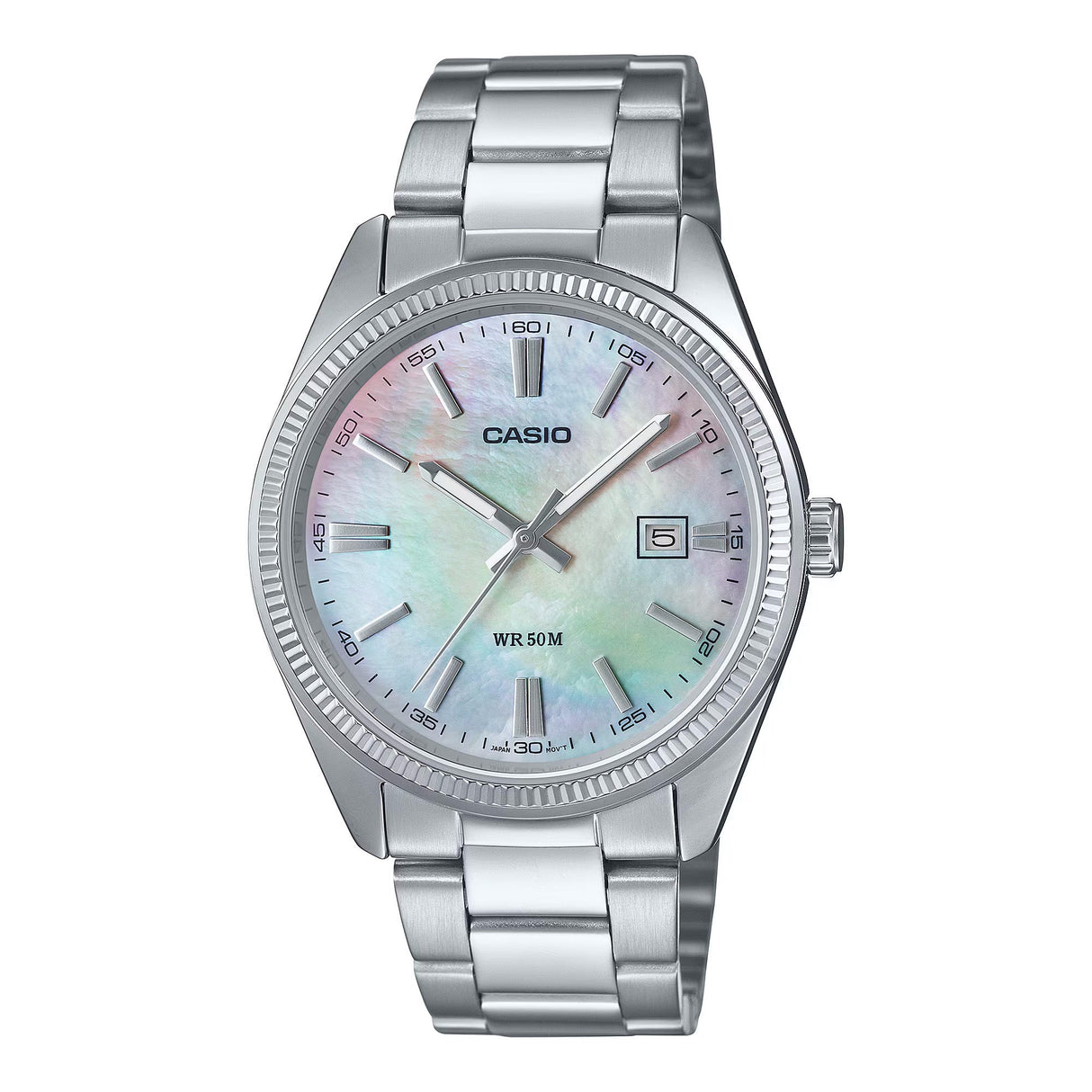 Casio Standard White Mother of Pearl Watch MTP-1302DS-7AVDF