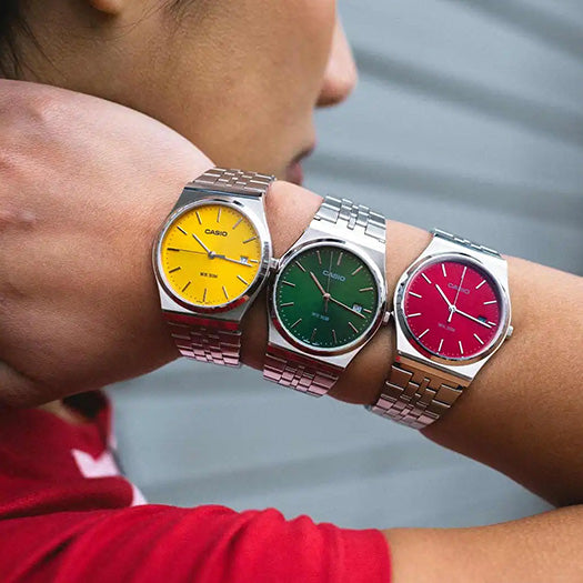 Casio Vintage Green Watch MTP-B145D-3AVDF