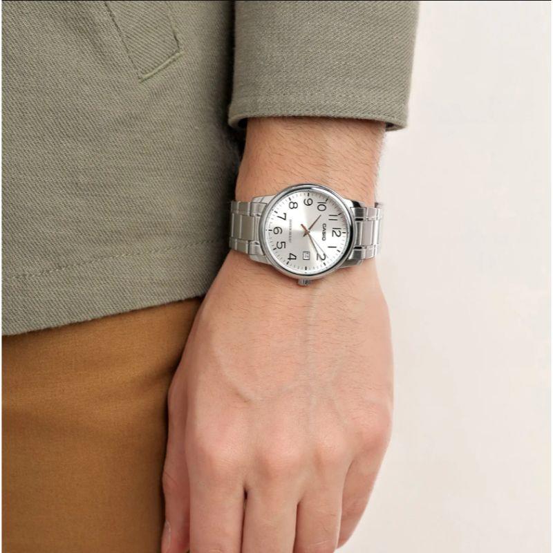 Casio Classic 37mm Silver Men's Silver Analogue Watch