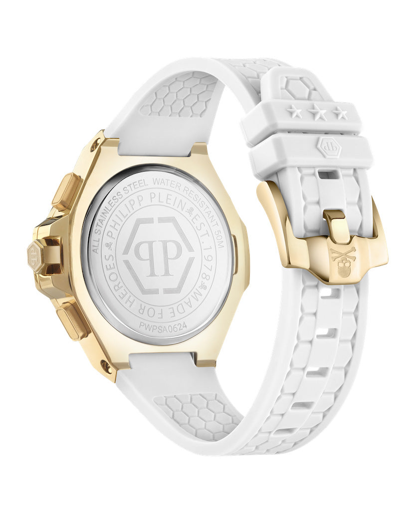 Philipp Plein Hyper $Port Unisex Silver Watch