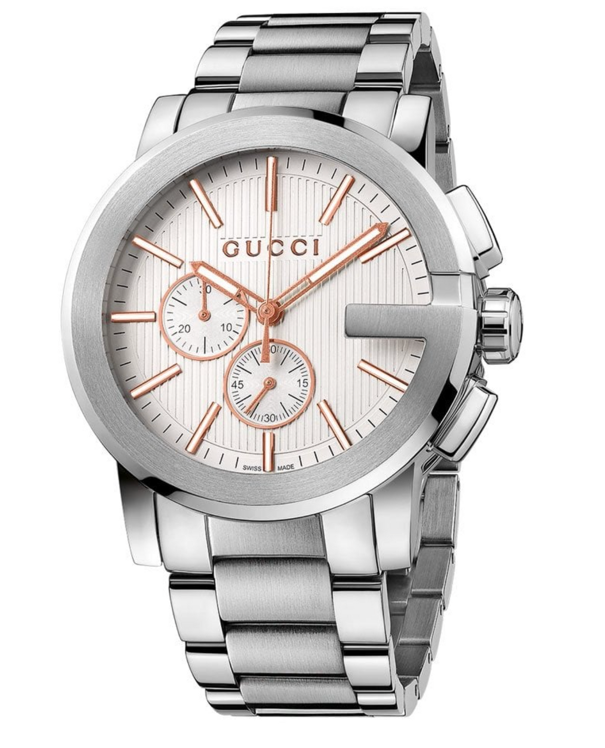 Gucci Watch G-Chrono XL Men's 44mm Silver YA101201