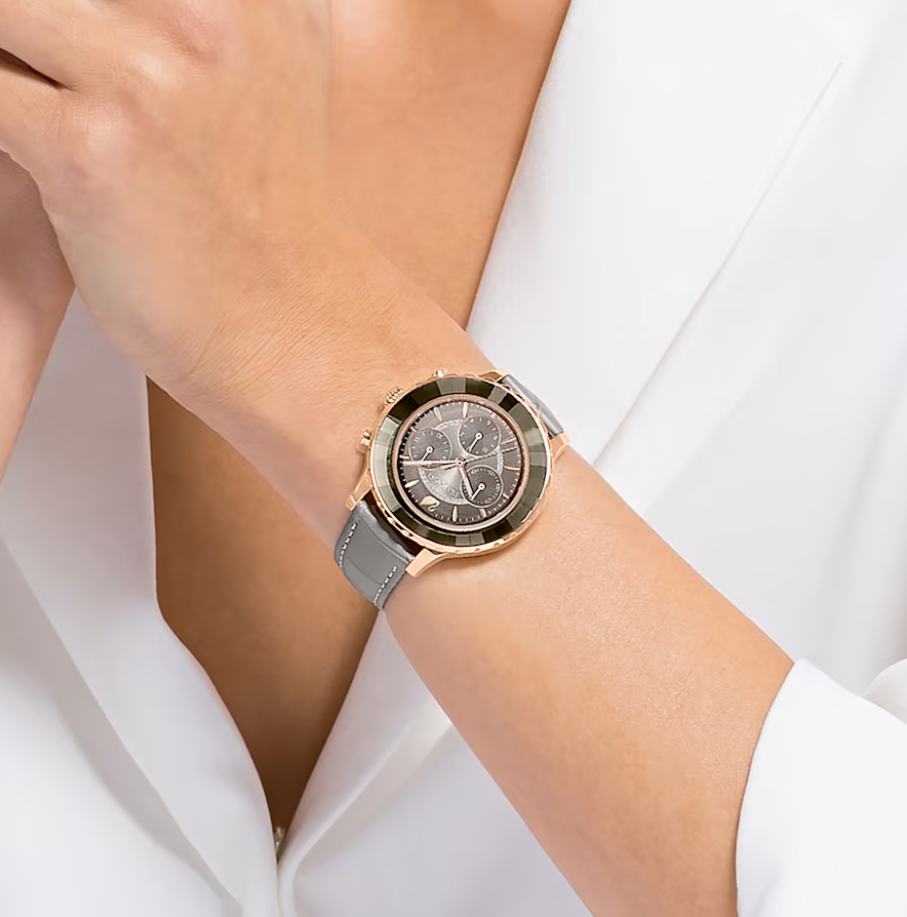 Swarovski Watch Octea Lux Chrono Grey