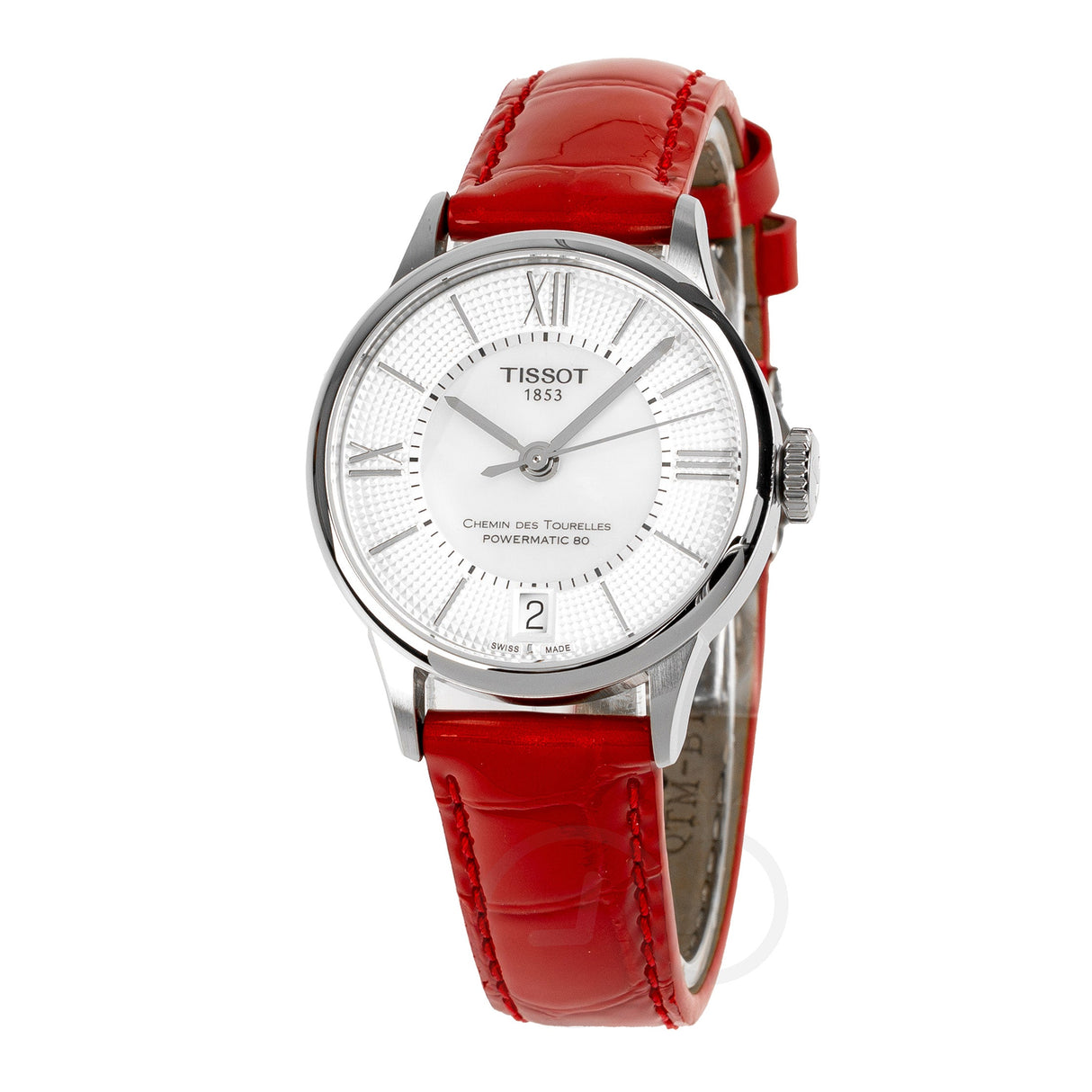 Tissot Chemin des Tourelles Powermatic 80 32mm Red Ladies' Watch
