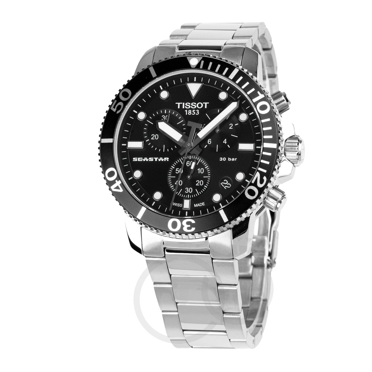 Tissot Seastar 1000 Chronograph Men's Black Watch