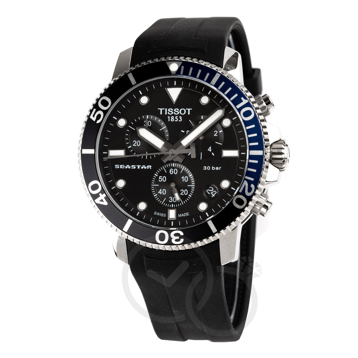 Tissot Seastar 1000 Chronograph Men's Black Watch