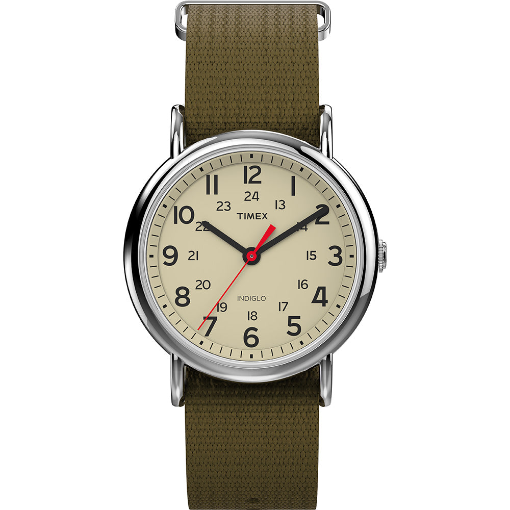 Timex Weekender Classic Unisex Cream Watch