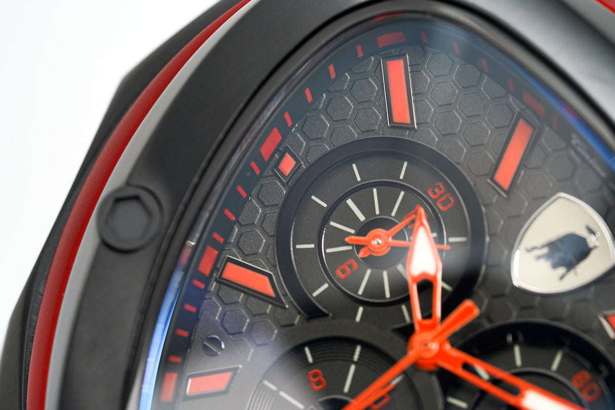 Tonino Lamborghini Spyder X Chronograph Red Black PVD