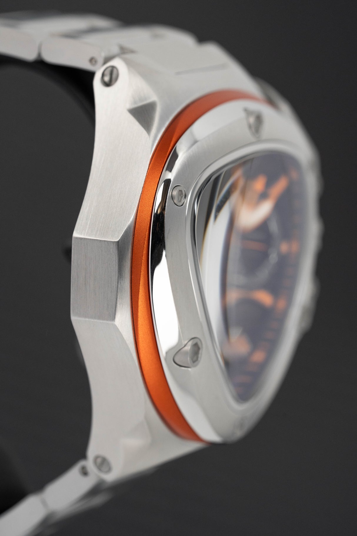 Tonino Lamborghini Spyder X SS Chronograph Date Steel Orange