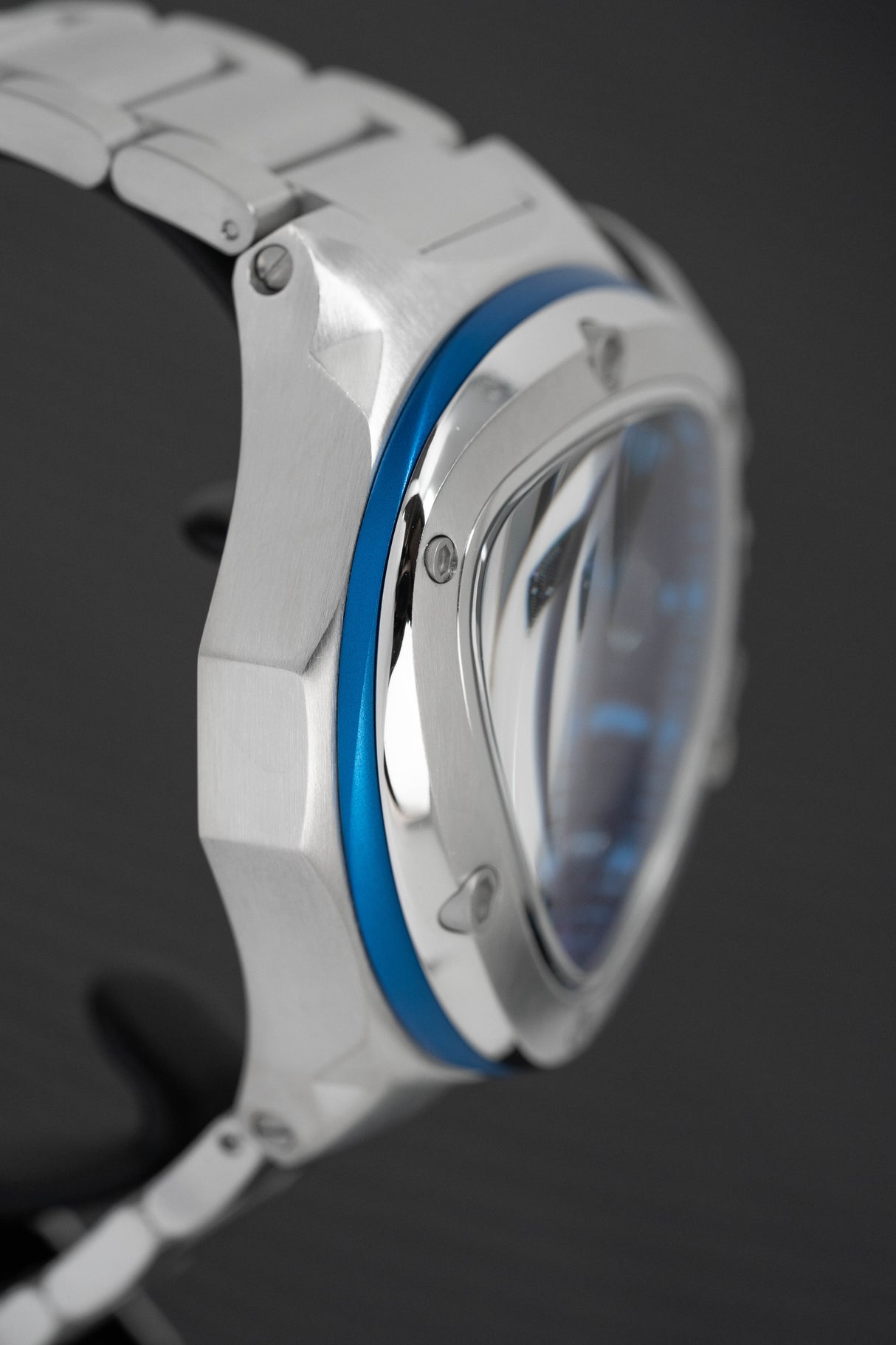 Tonino Lamborghini Spyder X SS Chronograph Date steel Blue