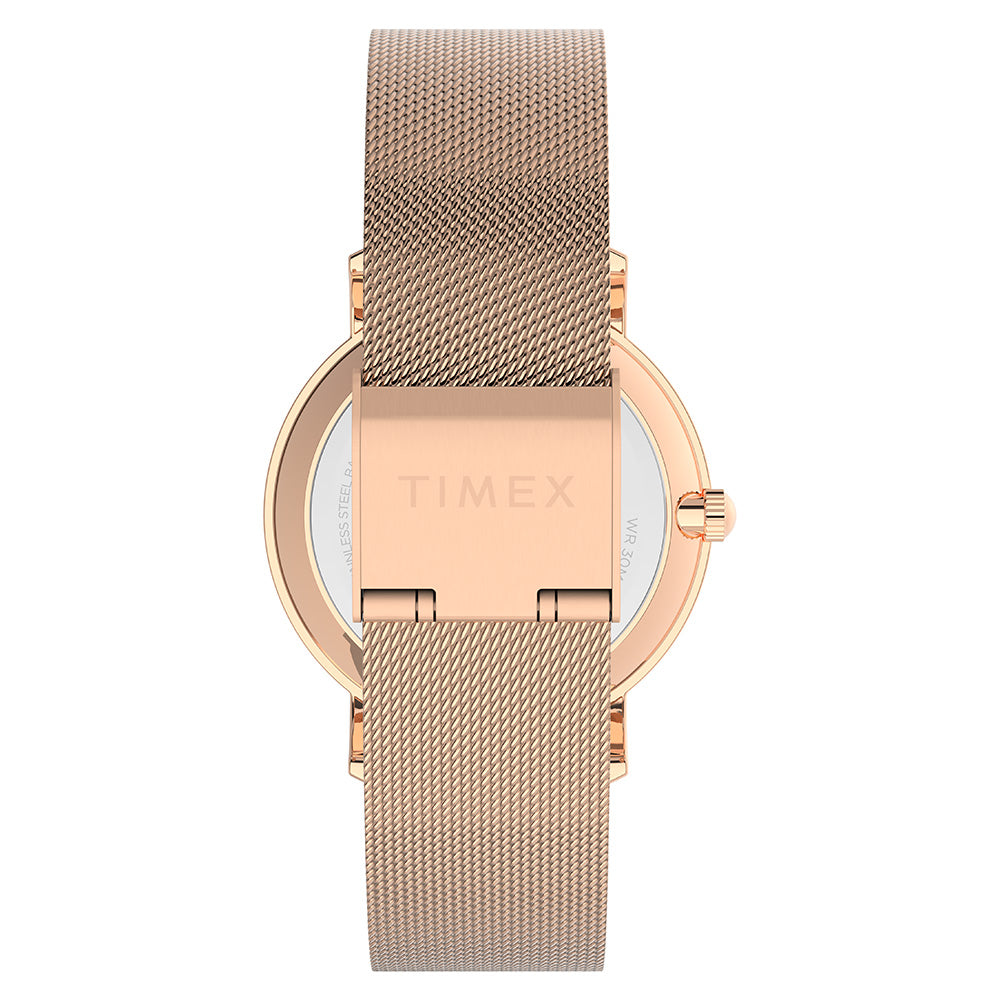 Timex Transcend Ladies Rose Gold Watch