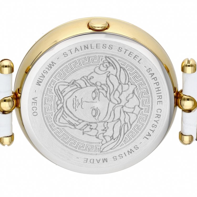 Versace Ladies Watch Palazzo Empire 39mm White Gold