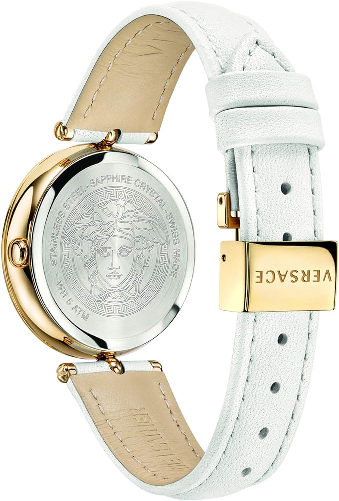 Versace Ladies Watch Palazzo Empire 34mm White Gold
