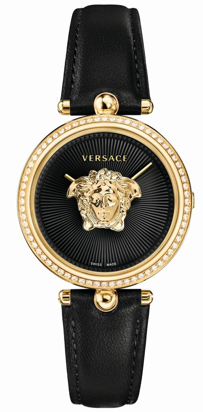 Versace Ladies Watch Palazzo Empire 34mm Black Gold