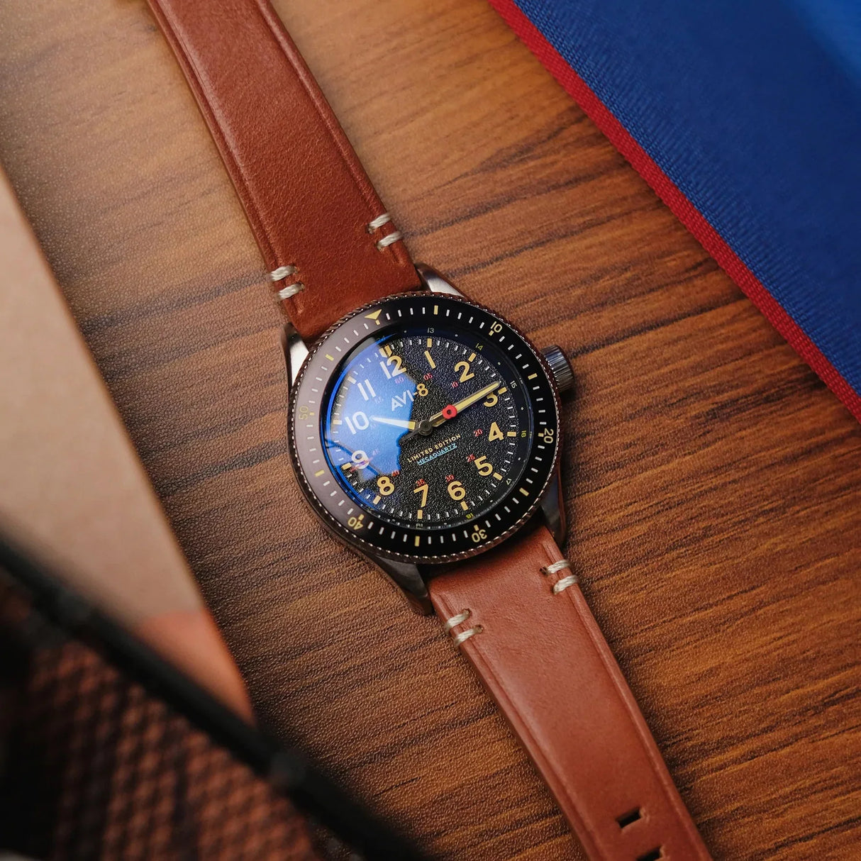 Analogue Watch - AVI-8 Flyboy Royal British Legion Falklands Black Watch AV-4099-RBL01