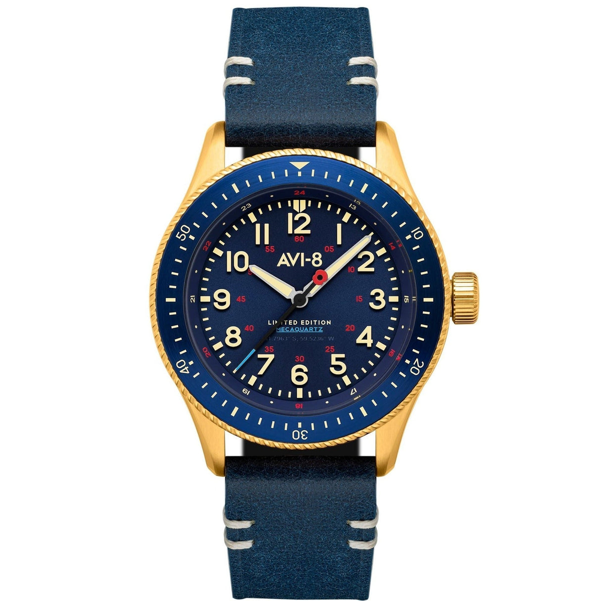 Analogue Watch - AVI-8 Flyboy Royal British Legion Falklands Blue Watch AV-4099-RBL04