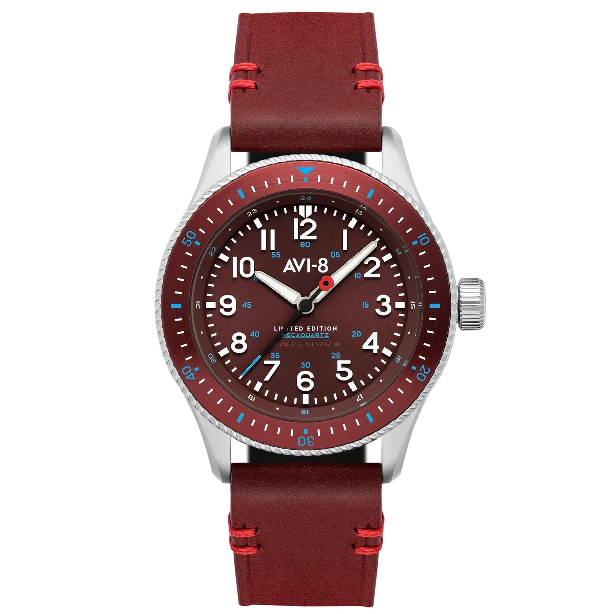 Analogue Watch - AVI-8 Flyboy Royal British Legion Falklands Red Watch AV-4099-RBL03