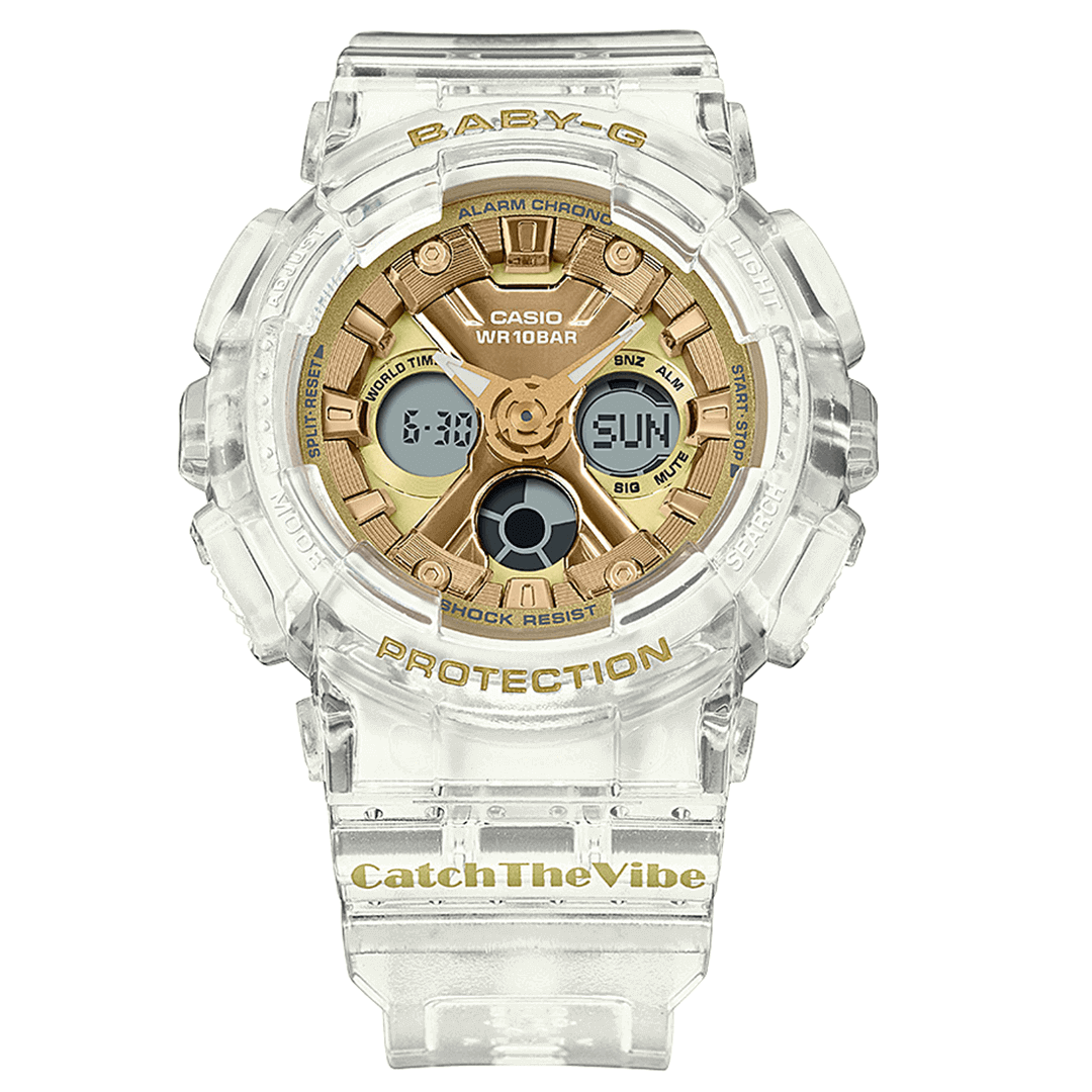 Analogue Watch - Casio Baby-G Ladies Gold Watch BA-130CVG-7AER
