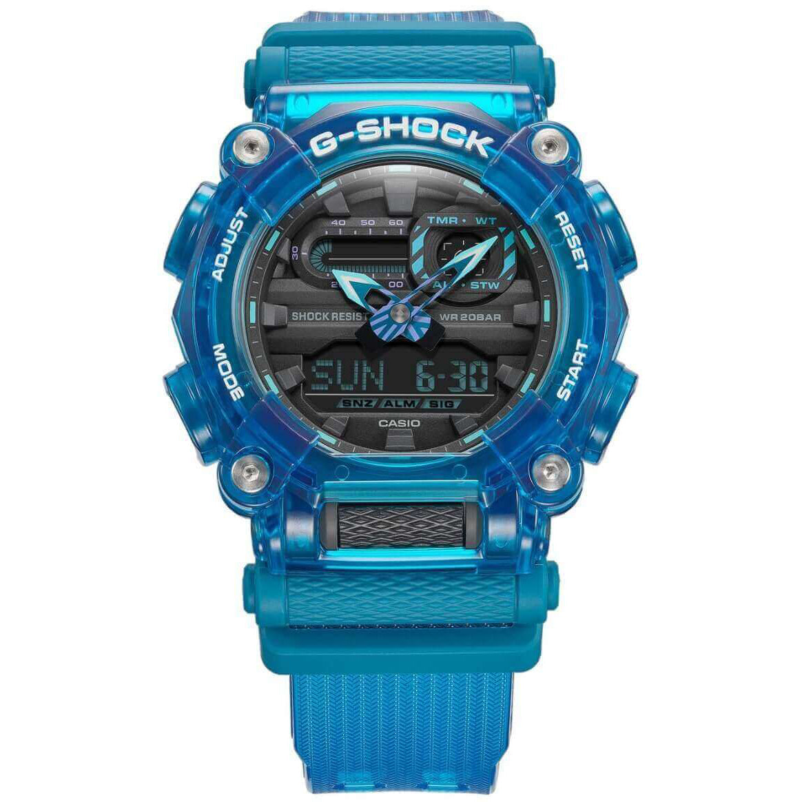 Analogue Watch - Casio G-Shock Men's Blue Watch GA-900SKL-2AER