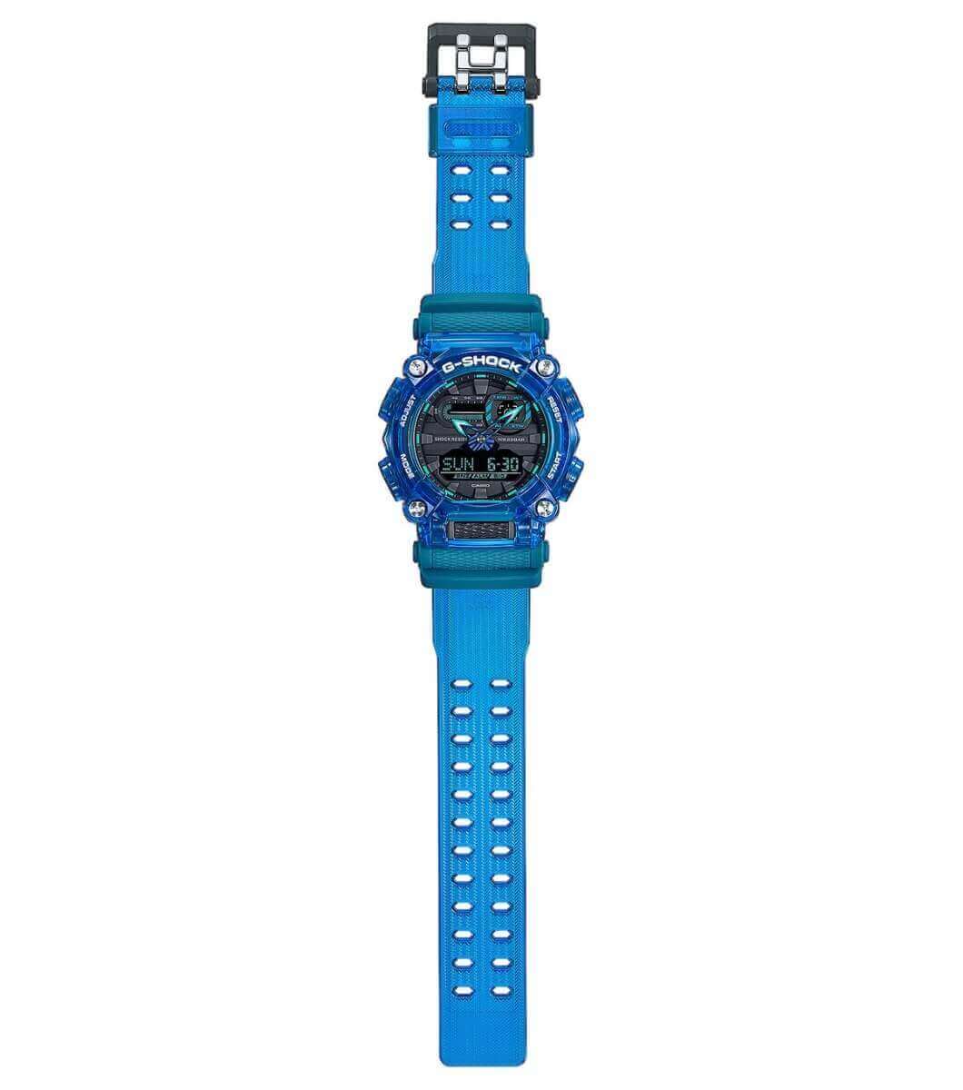 Analogue Watch - Casio G-Shock Men's Blue Watch GA-900SKL-2AER