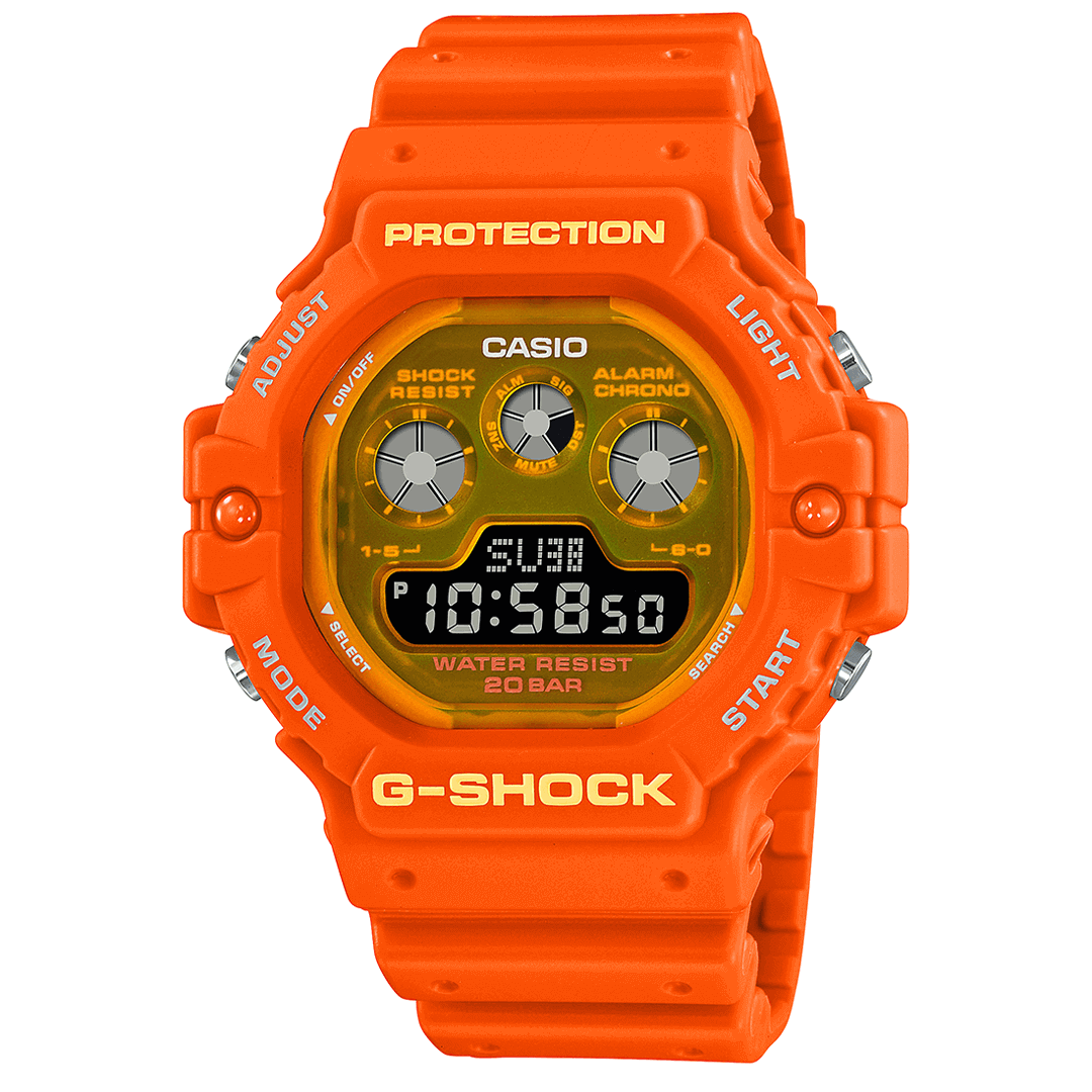 Analogue Watch - Casio G-Shock Men's Orange Watch DW-5900TS-4ER
