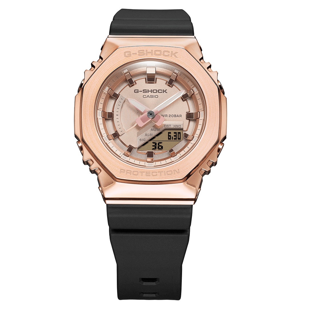 Analogue Watch - Casio G-Shock Men's Rose-Gold Watch GM-S2100PG-1A4ER