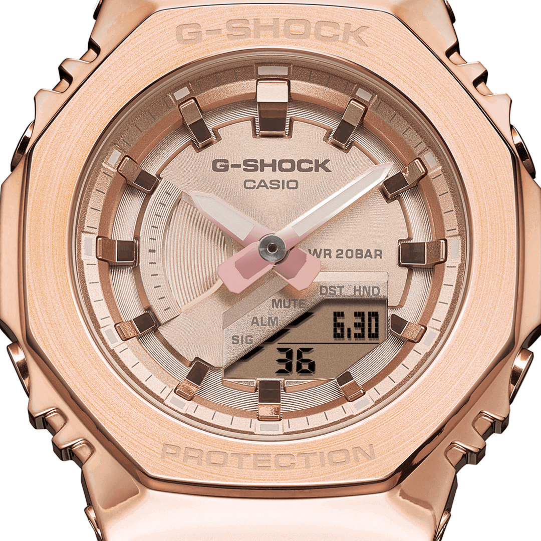 Analogue Watch - Casio G-Shock Men's Rose-Gold Watch GM-S2100PG-1A4ER