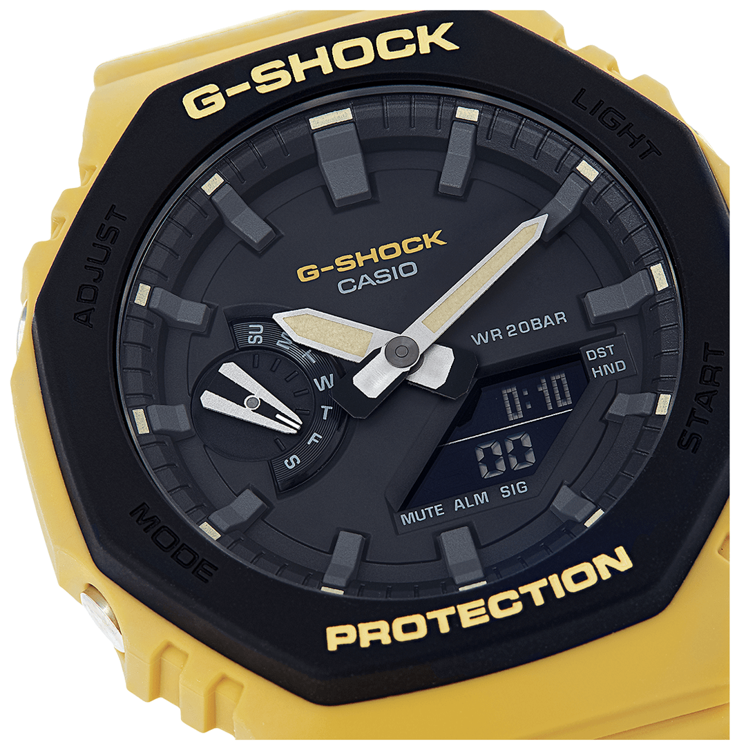Analogue Watch - Casio G-Shock Men's Yellow Watch GA-2110SU-9AER