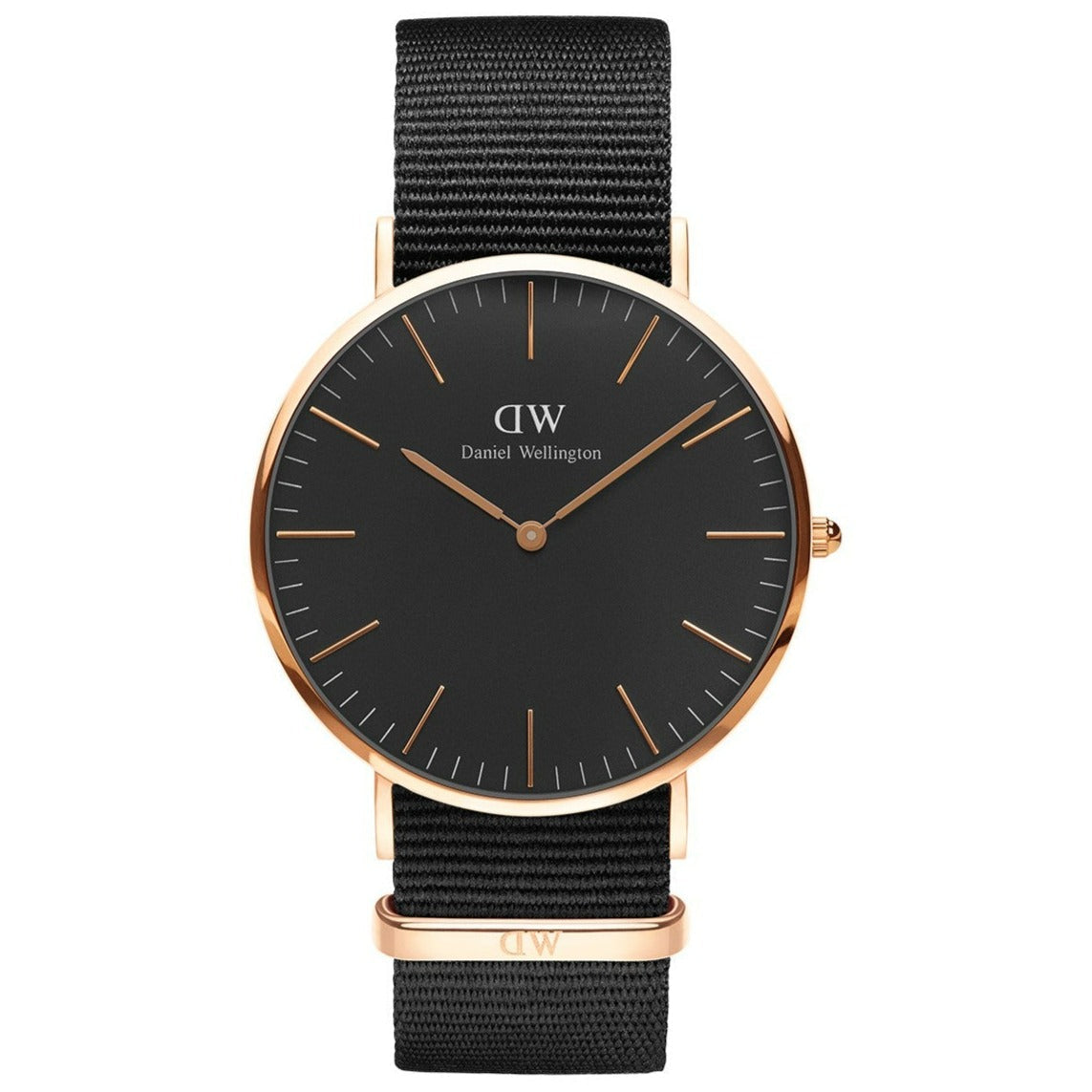 Analogue Watch - Daniel Wellington Classic 40 Cornwall Men's Black Watch DW00600148