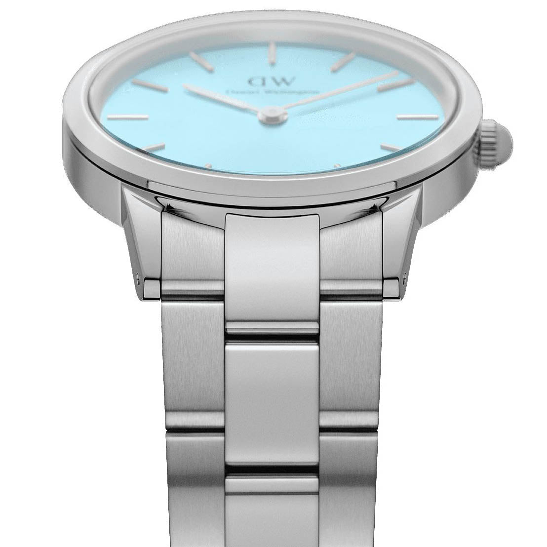 Analogue Watch - Daniel Wellington Iconic Link Ladies Silver Watch DW00100540