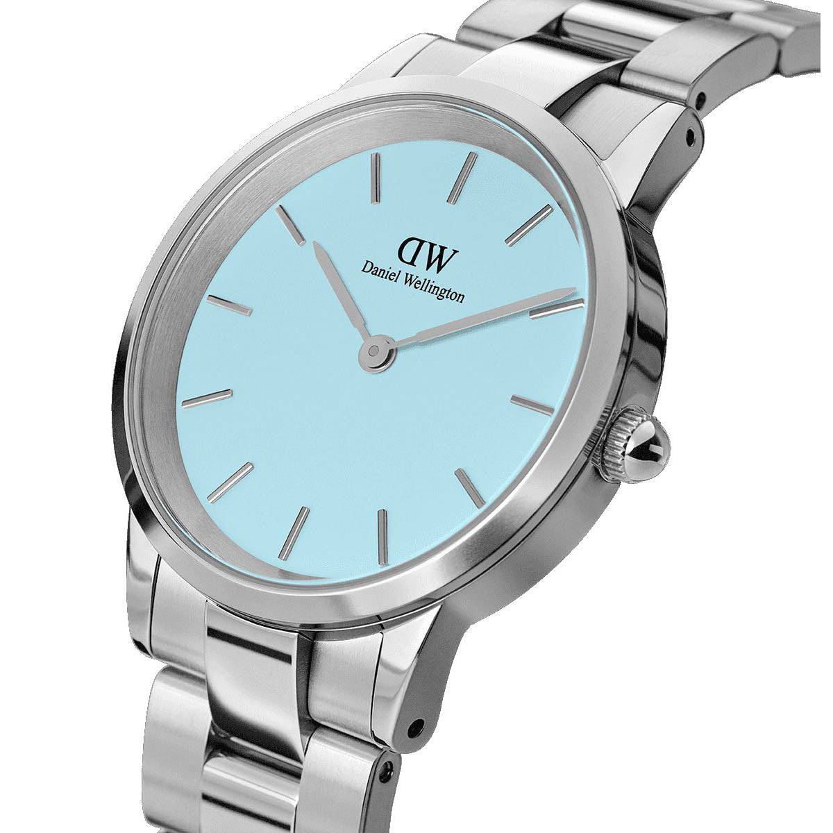 Analogue Watch - Daniel Wellington Iconic Link Ladies Silver Watch DW00100540