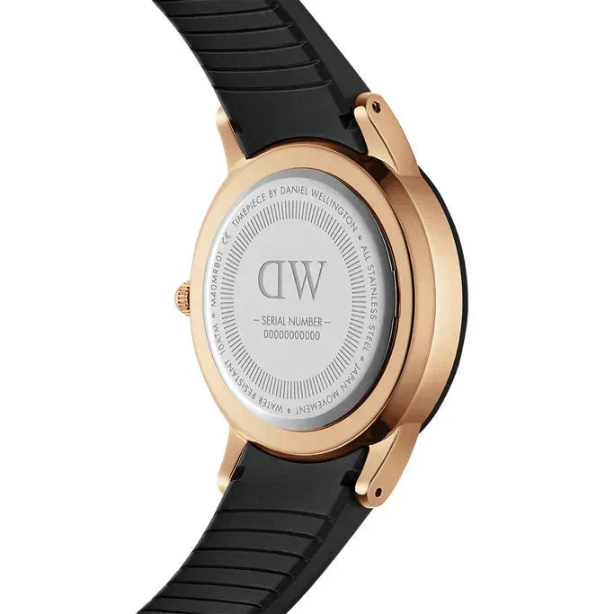 Analogue Watch - Daniel Wellington Iconic Motion Men's Black Watch DW00100611