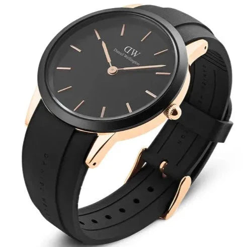 Analogue Watch - Daniel Wellington Iconic Motion Men's Black Watch DW00100611