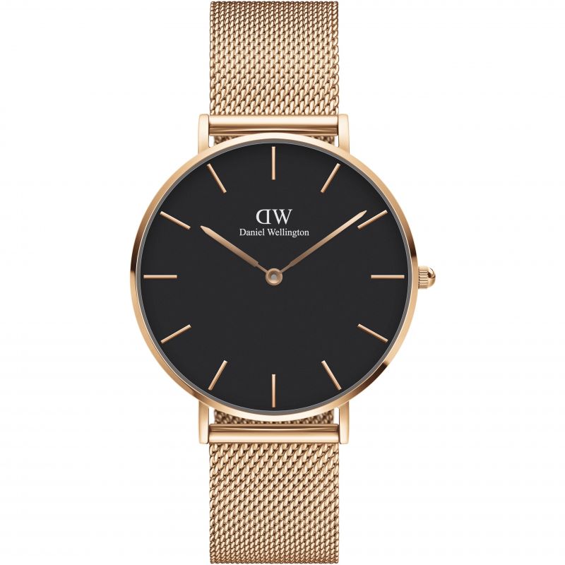 Analogue Watch - Daniel Wellington Petite Melrose Ladies Rose Gold Watch DW00600303