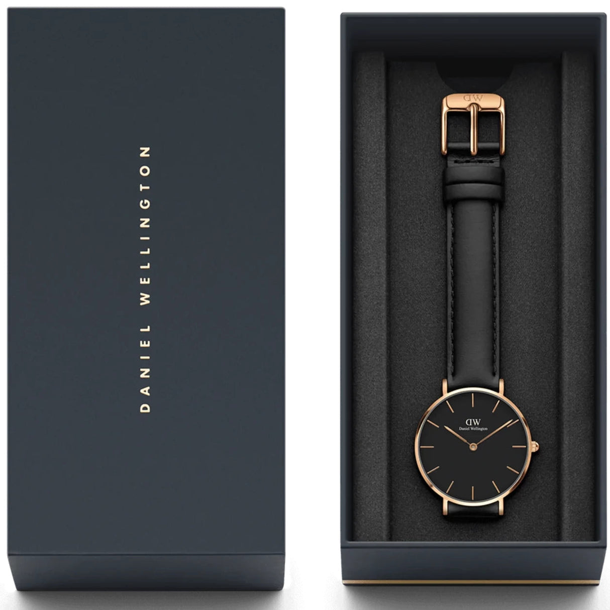Analogue Watch - Daniel Wellington Petite Sheffield  Ladies Black Watch DW00600224